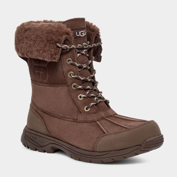 UGG Men's Butte Logo Snow Boot - Picture 1 of 9